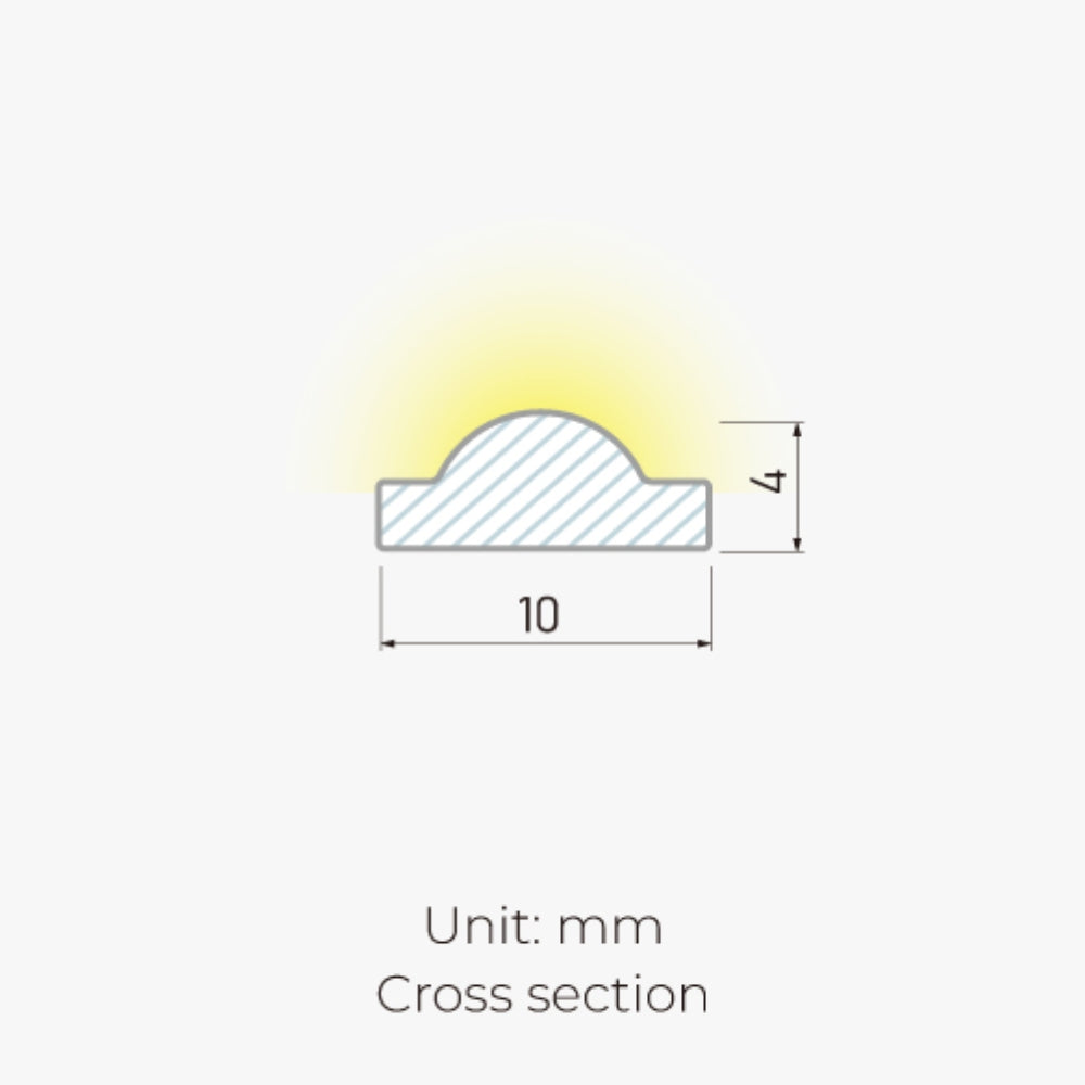 5m Premium COB LED-Streifen 24V CCT 10W/m