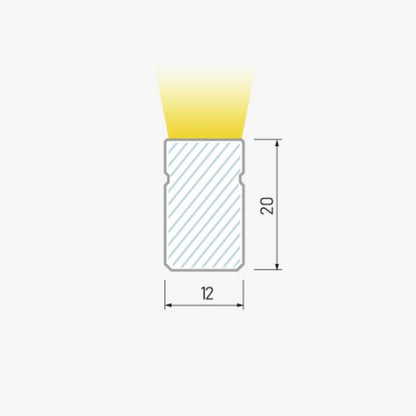 Wasserdichter  24V Neon LED-Streifen 5m – IP68 – 3000K/6100K
