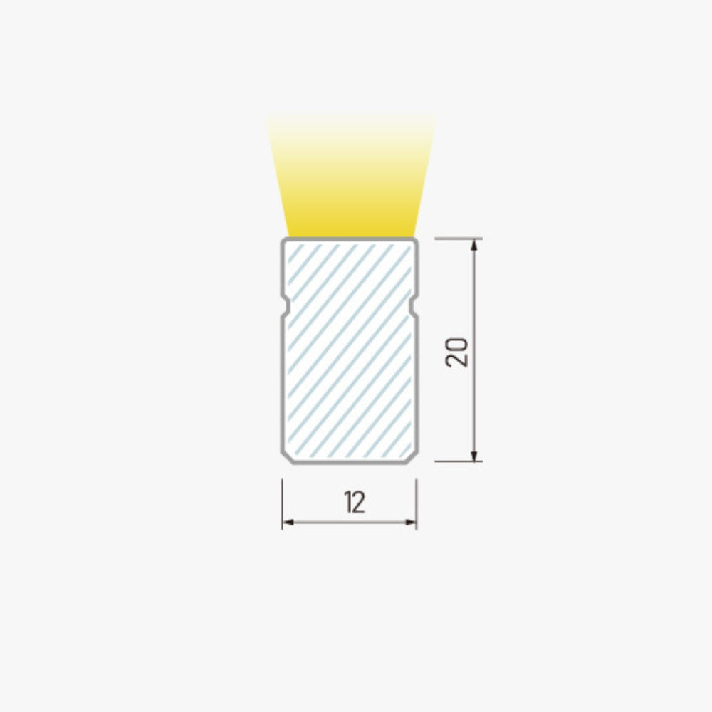 Wasserdichter 24V RGB Neon LED-Strip – 5m, IP68