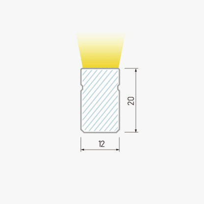 Wasserdichter 24V RGB Neon LED-Strip – 5m, IP68