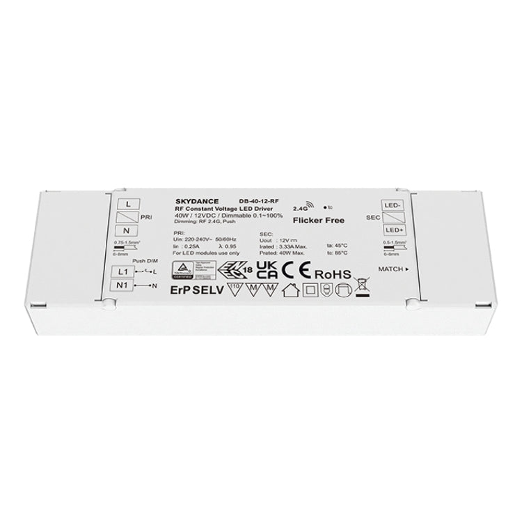 2 in 1 dimmbares RF LED-Netzteil 40W 12/24V