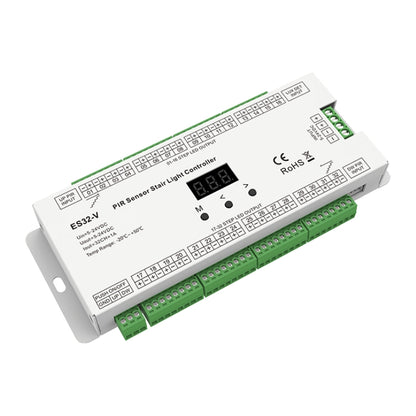 32-Kanal LED Treppenlicht-Controller 5-24V - Lauflichteffekte & Dual-PIR Steuerung