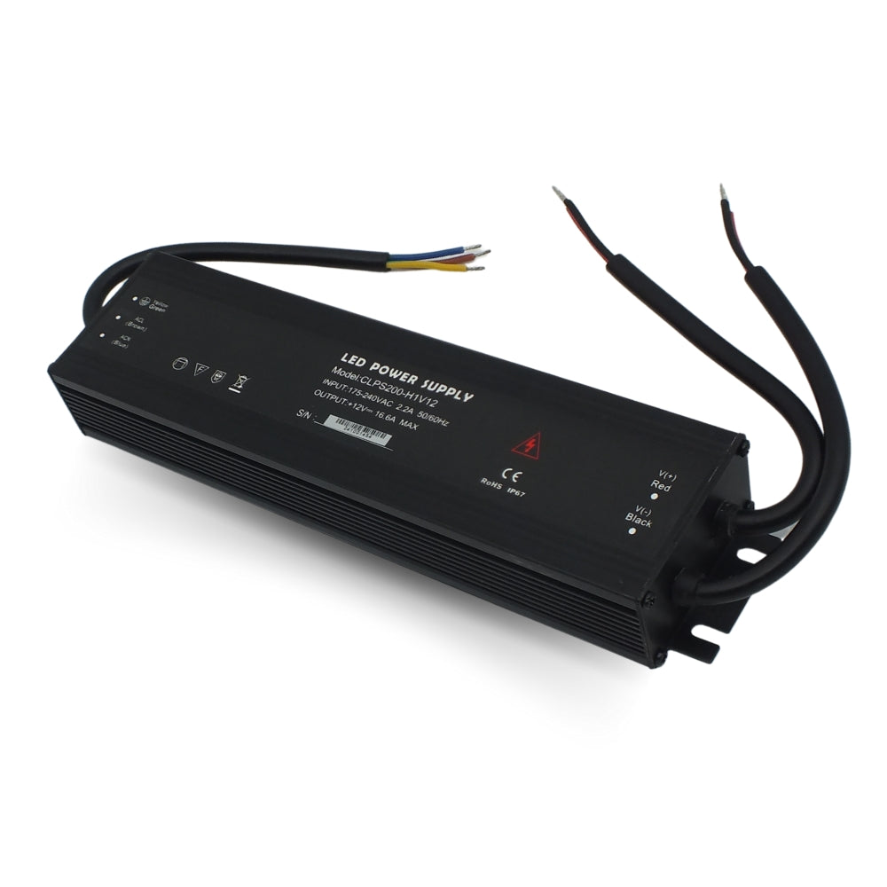 Wasserdichtes 24V LED-Netzteil IP67, 200W