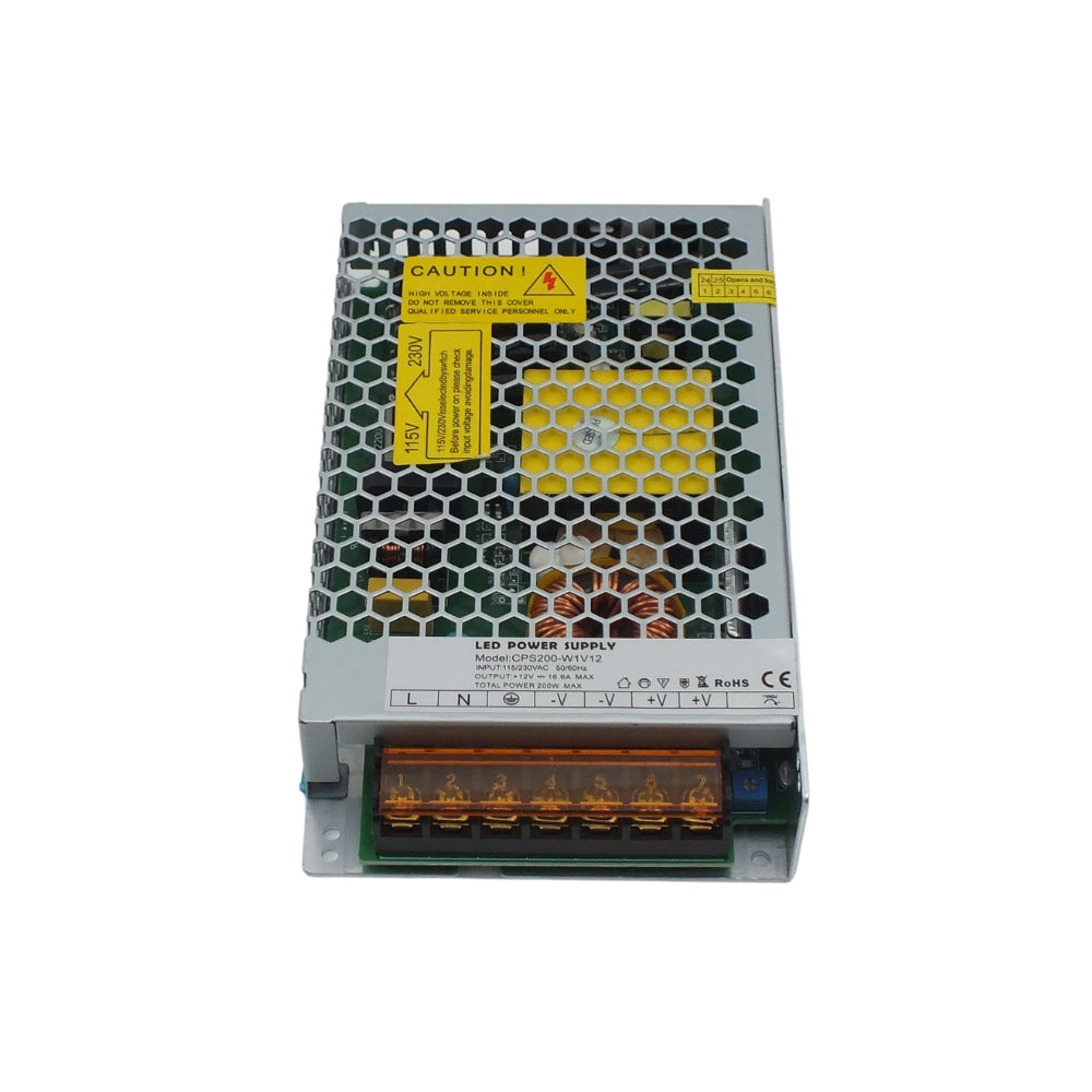 12V DC Schaltnetzteil, geschlossen 200W, 16,5A