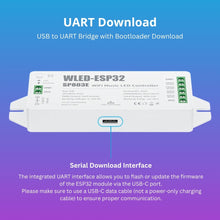 WLED ESP32 WiFi LED-Controller für SPI & PWM LED-Streifen (5-24 V)