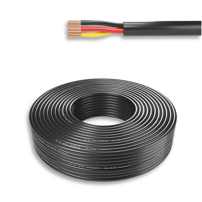 3-adriges LED-Kabel 10m mit PVC-Mantel, 3x0,5 oder 3x0,75mm², IP65