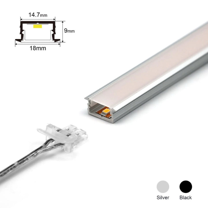 LED-Leiste mit Anschlag nach Maß