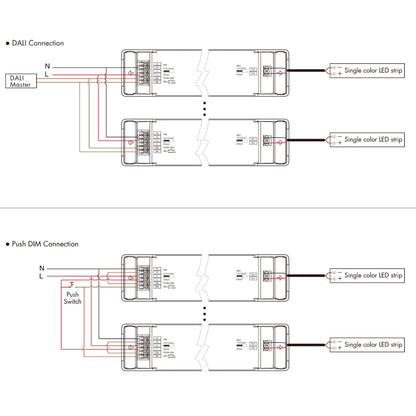 24V DC dimmbares DALI Netzteil 150W