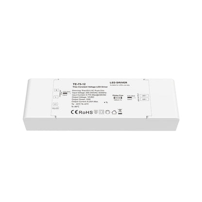 Triac dimmbarer Konstantspannungs-LED-Trafo 75W (12V/24V DC)