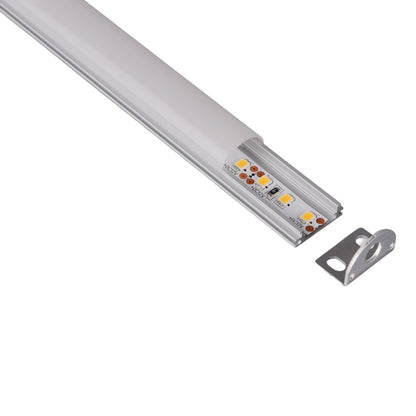 2m Aluminium LED-Profil mit halbrunder Abdeckung