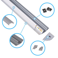 Geschwungenes 2m LED-Aluminiumprofil für indirekte Beleuchtung