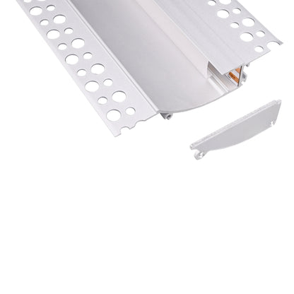 LED-Trockenbauprofil Lichtvoute für indirekte Beleuchtung – 2m eloxiertes Aluminiumprofil