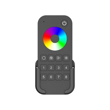 Funkfernbedienung SPI LED-Controller für RGB & RGBW steuerbar (2,4 GHz, 8 Szenen, Touch-Ring)