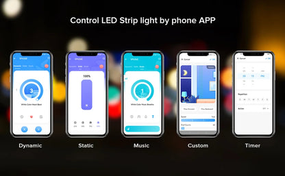 SPI LED-Controller mit App- & Funksteuerung für digitale RGB/RGBW/CCT Strips