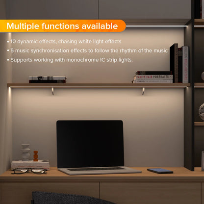 SPI LED-Controller mit App- & Funksteuerung für digitale RGB/RGBW/CCT Strips