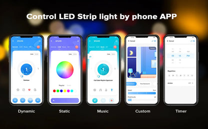 SPI LED-Controller mit App- & Funksteuerung für digitale RGB/RGBW/CCT Strips