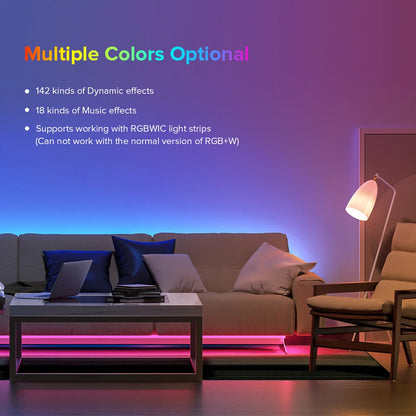 SPI LED-Controller mit App- & Funksteuerung für digitale RGB/RGBW/CCT Strips