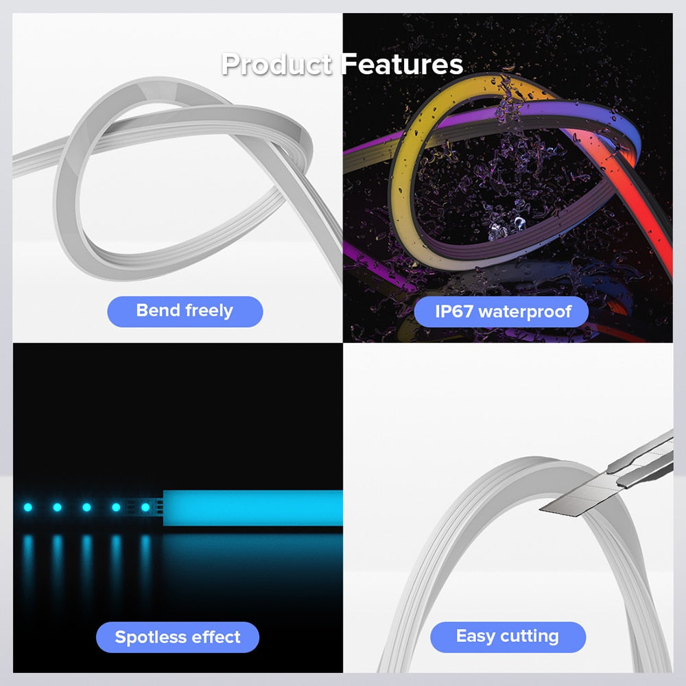 20*14mm wasserfester Einbau-Silikonschlauch 1-100m