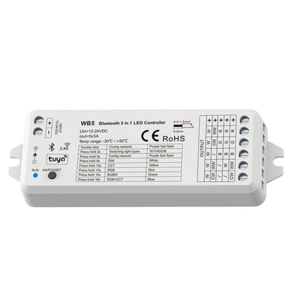 Bluetooth & RF 5-in-1 LED-Controller