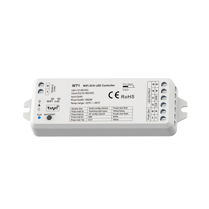 Wi-Fi und RF Controller für einfarbige und CCT LED-Streifen