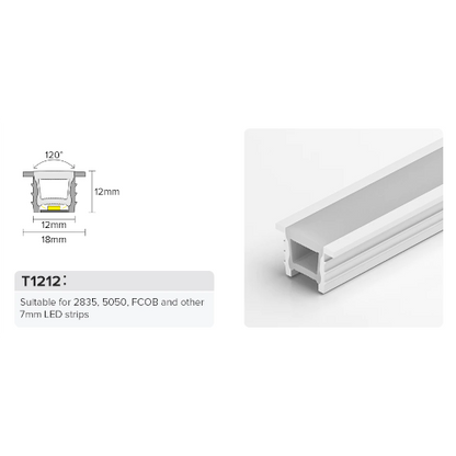 12*12mm wasserfester Einbau-Silikonschlauch 1-100m