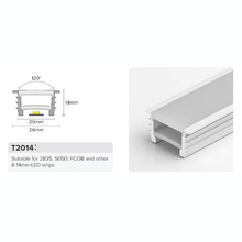 20*14mm wasserfester Einbau-Silikonschlauch 1-100m