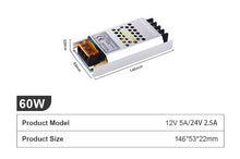 12/24V Netzteil für LEDs, extra flach