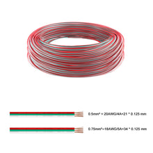 3-poliges LED-Kabel 10m verschiedene Stärken