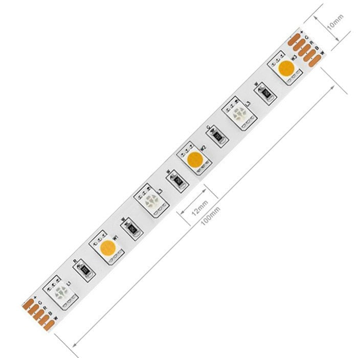 RGB-WW 12V, 60 LEDs/m, 5 Meter