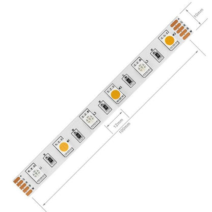 RGB-WW 12V, 60 LEDs/m, 5 Meter
