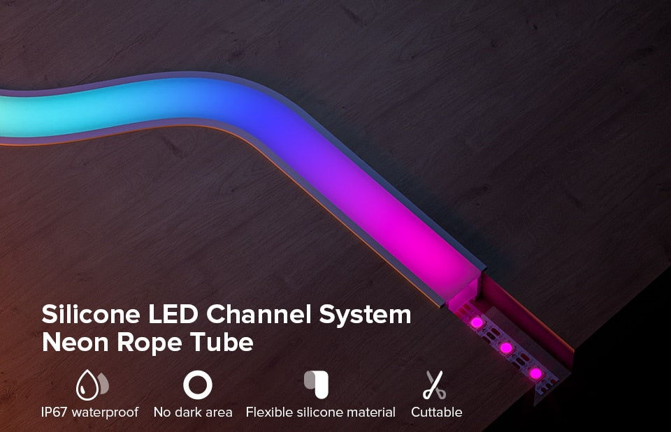 25*20mm wasserfester Einbau-Silikonschlauch für 10-18mm LED-Stripes