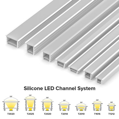 25*20mm wasserfester Einbau-Silikonschlauch für 10-18mm LED-Stripes