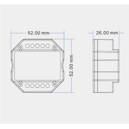 LED RF-Dimmer Wandeinsatz