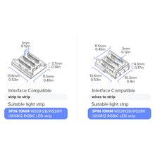 Verschiedene LED Konnektoren für 3-Pin LED-Stripes