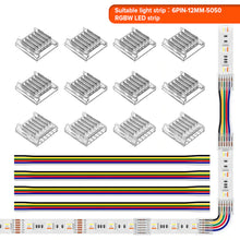 Verschiedene LED Konnektoren für 6-Pin LED-Stripes