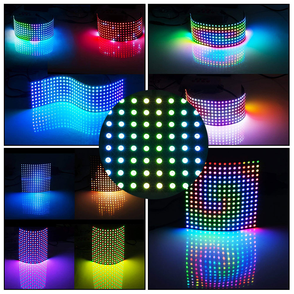 WS2812B RGB LED Panel 256 Pixel 5V