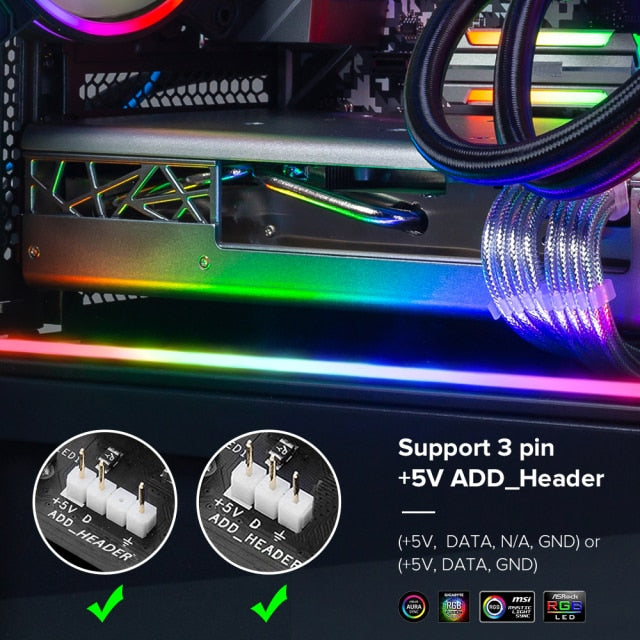 PC Beleuchtung LED Neon Kits RGB